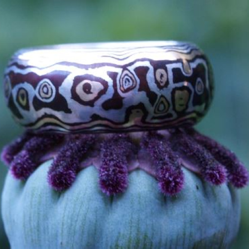 Mokume-gane ring-Turtle.JPG