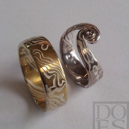 Mokume-gane trouwringen2.jpg